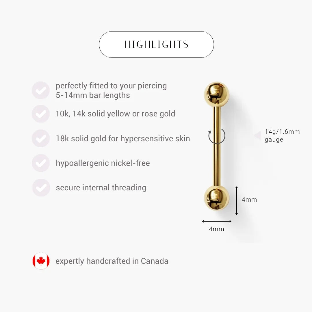 Classic Nipple Barbell