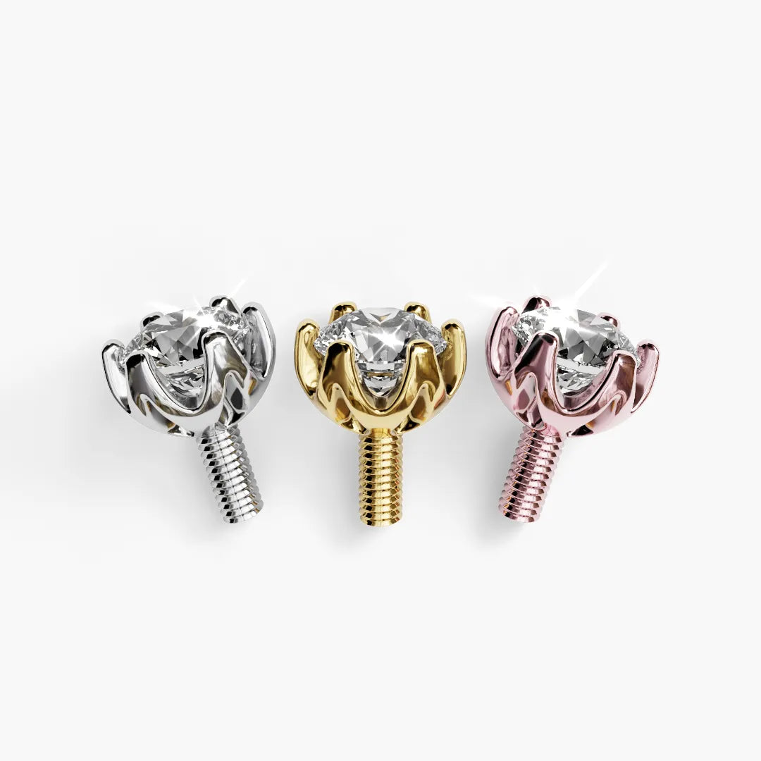 Orchid Top 4mm (Moissanite)