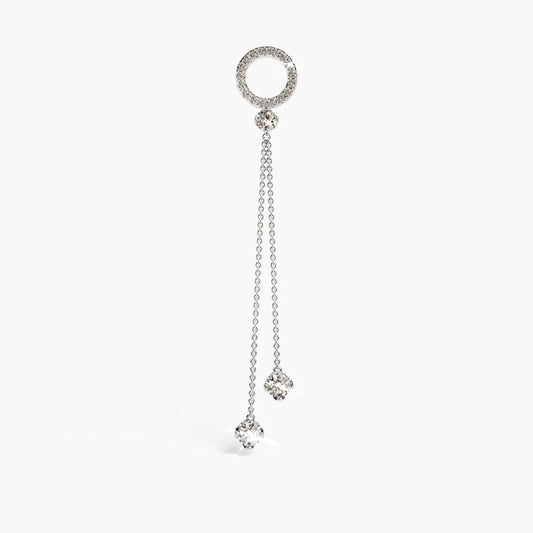 The Drop Charm White Gold