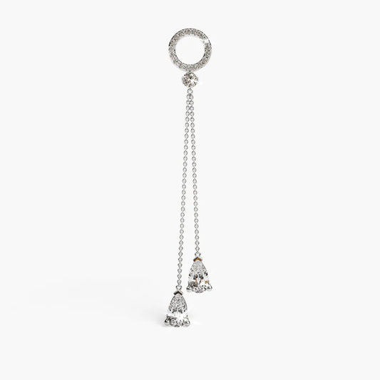 The Drop 'Tear' Charm White Gold