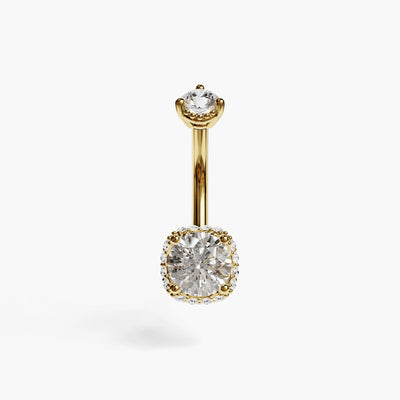 La Femme Orb Pavé 1.1 ct. Diamond Belly Ring