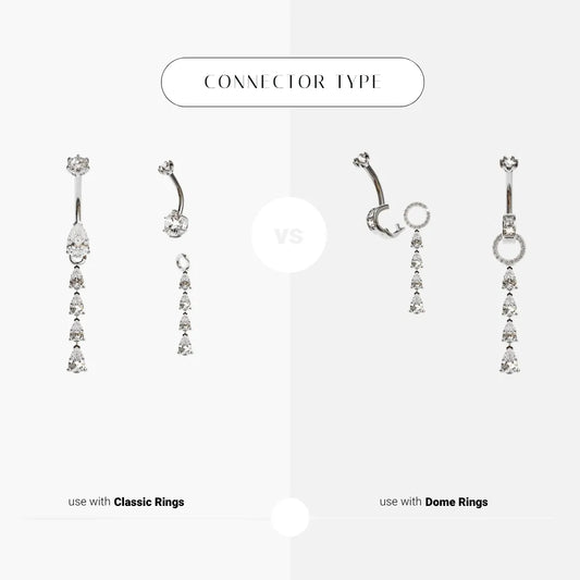 No Tears Left Charm White Gold & Platinum