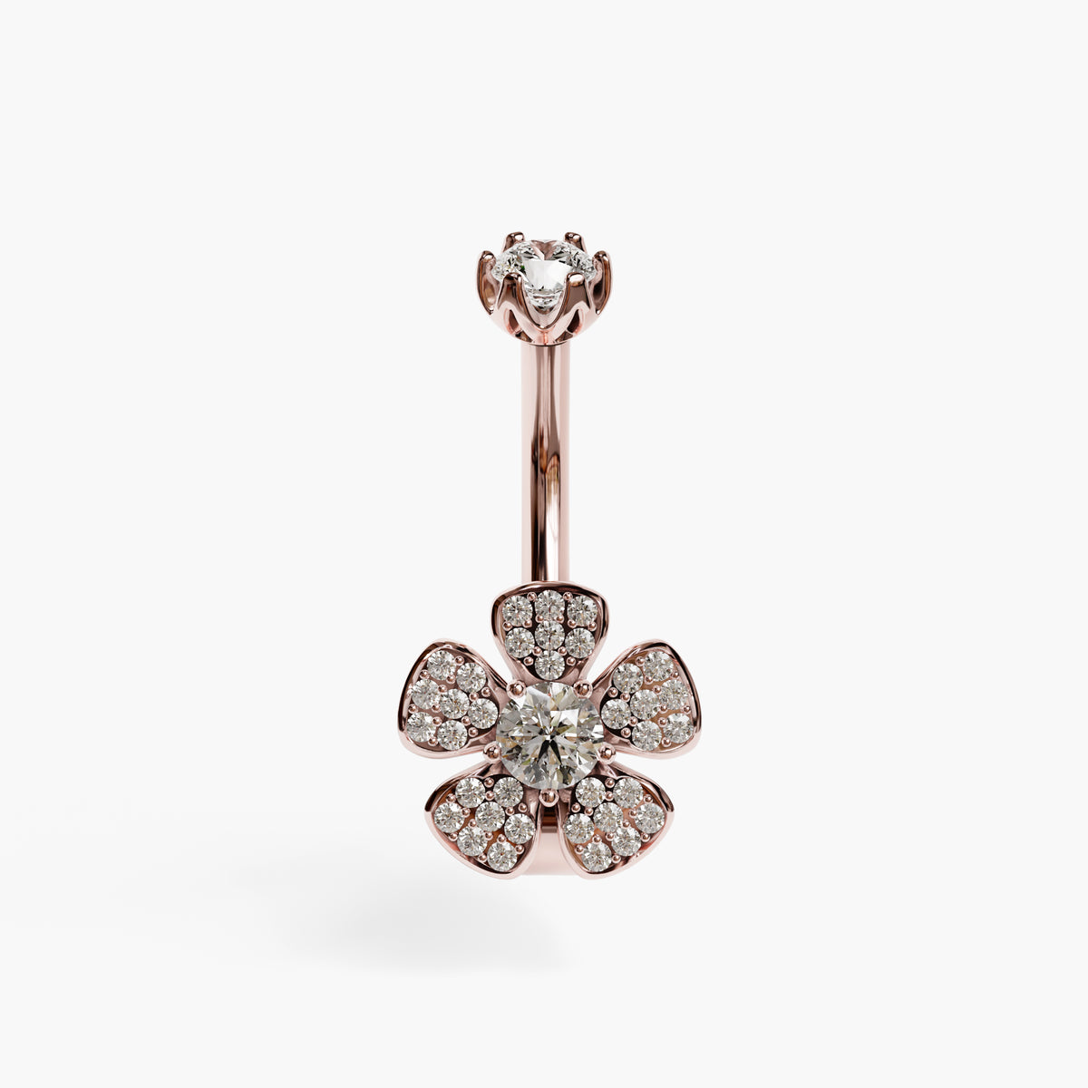 Wildflower Lab Diamond Dome Belly Ring