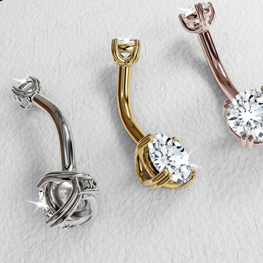 Moissanite vs. Lab Diamonds in Navel Jewelry
