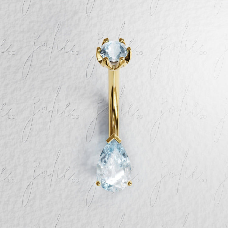 Semi-Precious Navel Rings