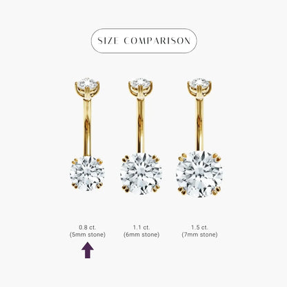 La Seule 0.8 ct. Diamond Belly Ring