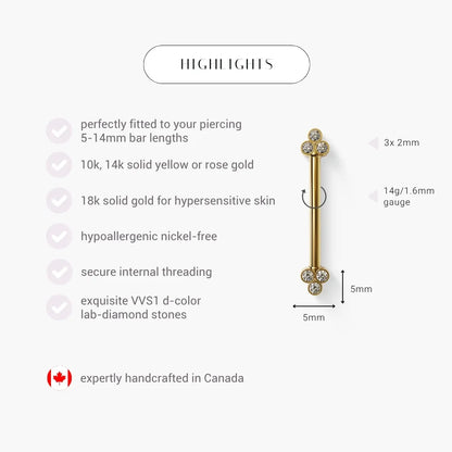 Dot Nipple Barbell