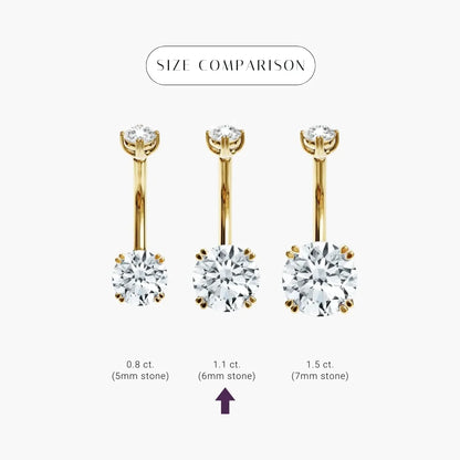 La Seule 1.1 ct. Diamond Belly Ring