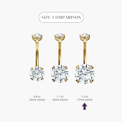 La Seule 1.5 ct. Diamond Belly Ring