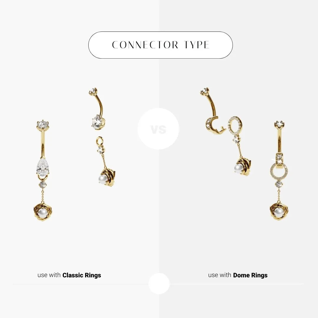 Eternal Rose Charm Yellow & Rose Gold