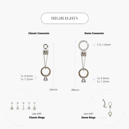 Marry Me Charm White Gold