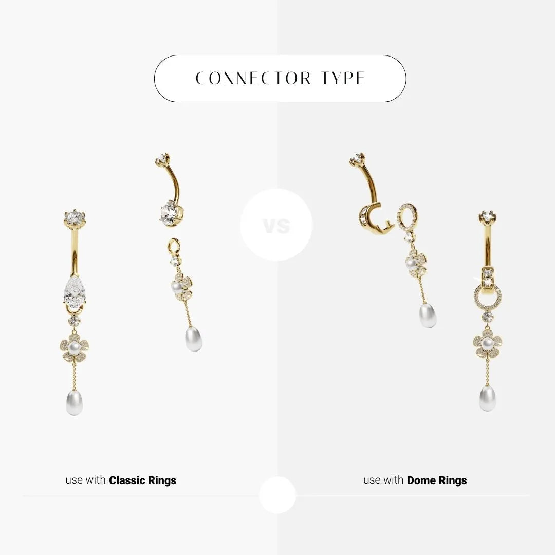 Wildflower Charm Yellow & Rose Gold