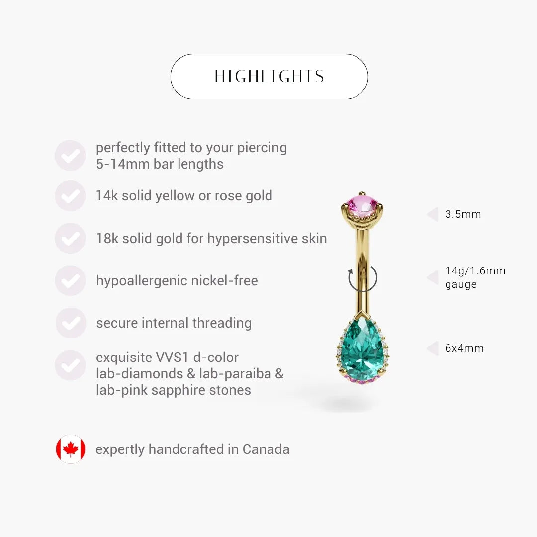 La Femme Siren Blush 0.5ct Pavé