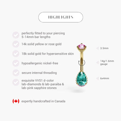 La Femme Siren Blush 0.5ct Pavé