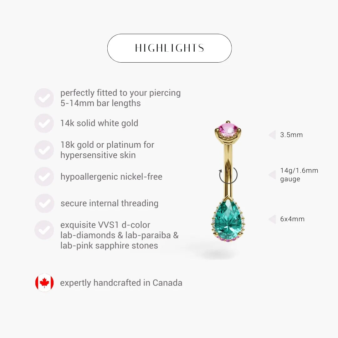 La Femme Siren Blush 0.5ct Pavé