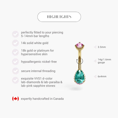 La Femme Siren Blush 0.5ct Pavé