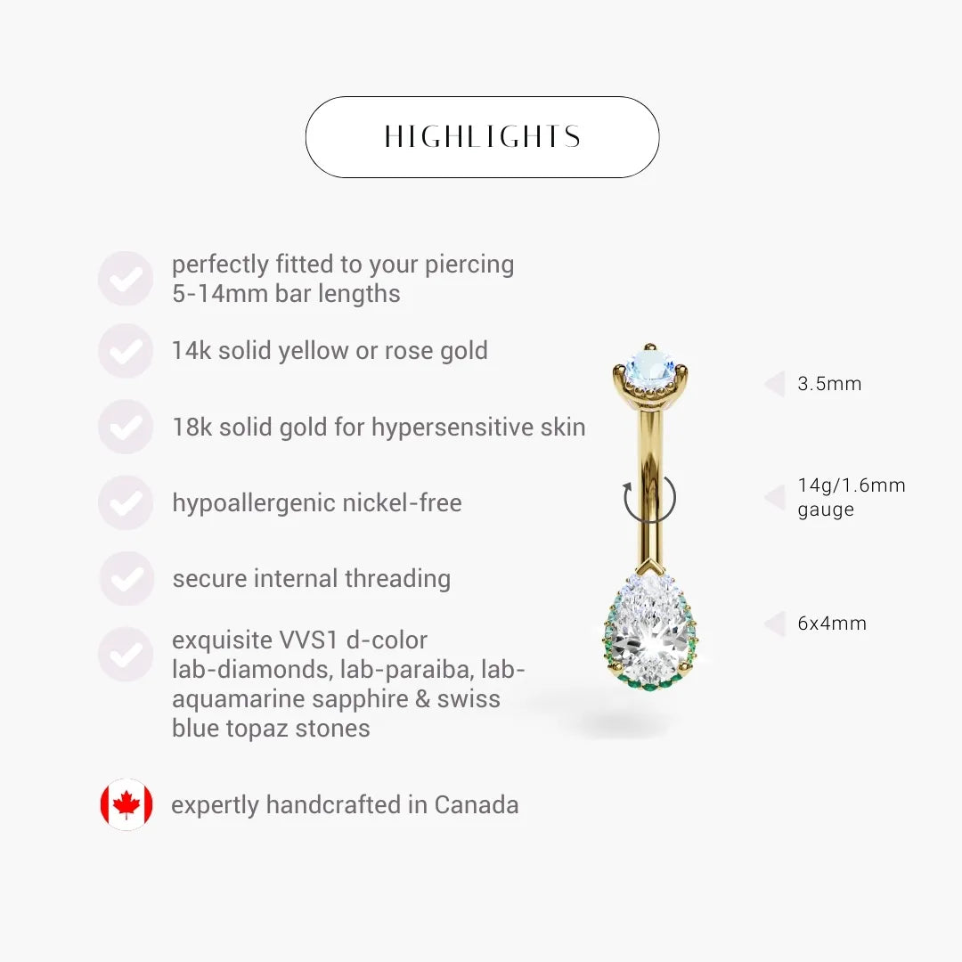 La Femme Siren Halo 0.5ct Pavé