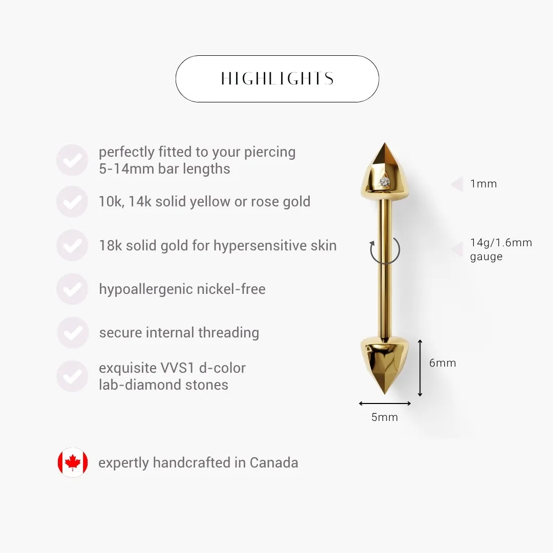 Sauvage Claw Nipple Barbell