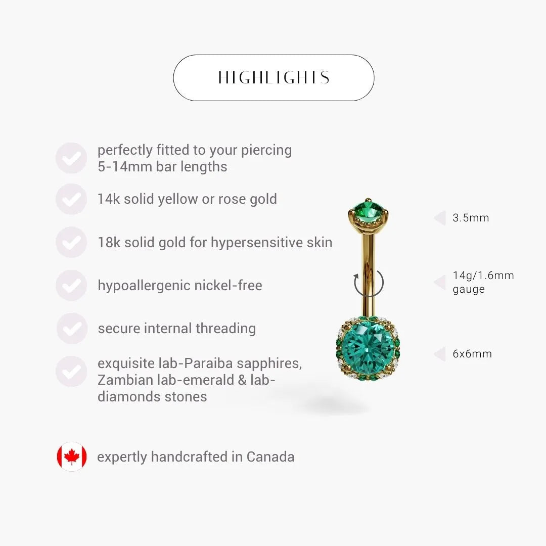 La Femme Siren Call 1.1 ct. Belly Ring