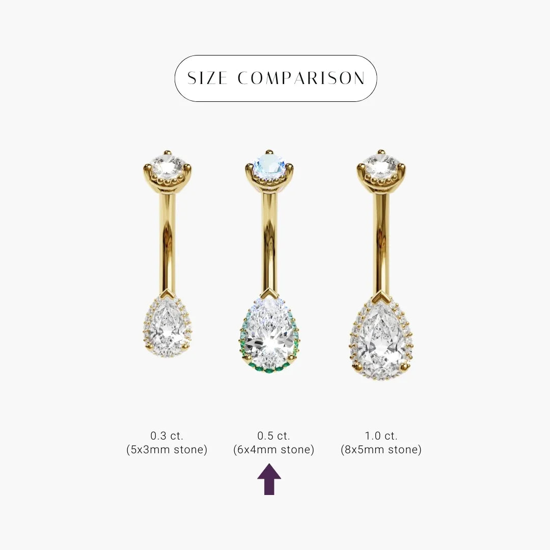 La Femme Siren Halo 0.5ct Pavé