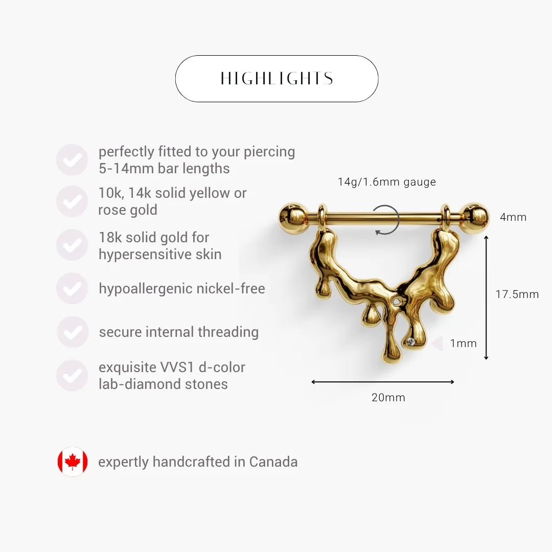 Burn For Me Nipple Barbell