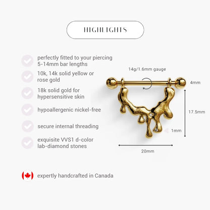 Burn For Me Nipple Barbell