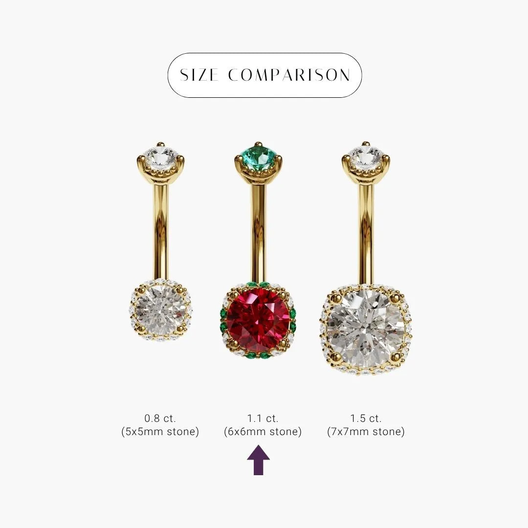 La Femme Dolce Vita 1.1 ct. Belly Ring