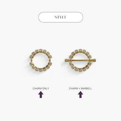 Wildflower Nipple Barbell