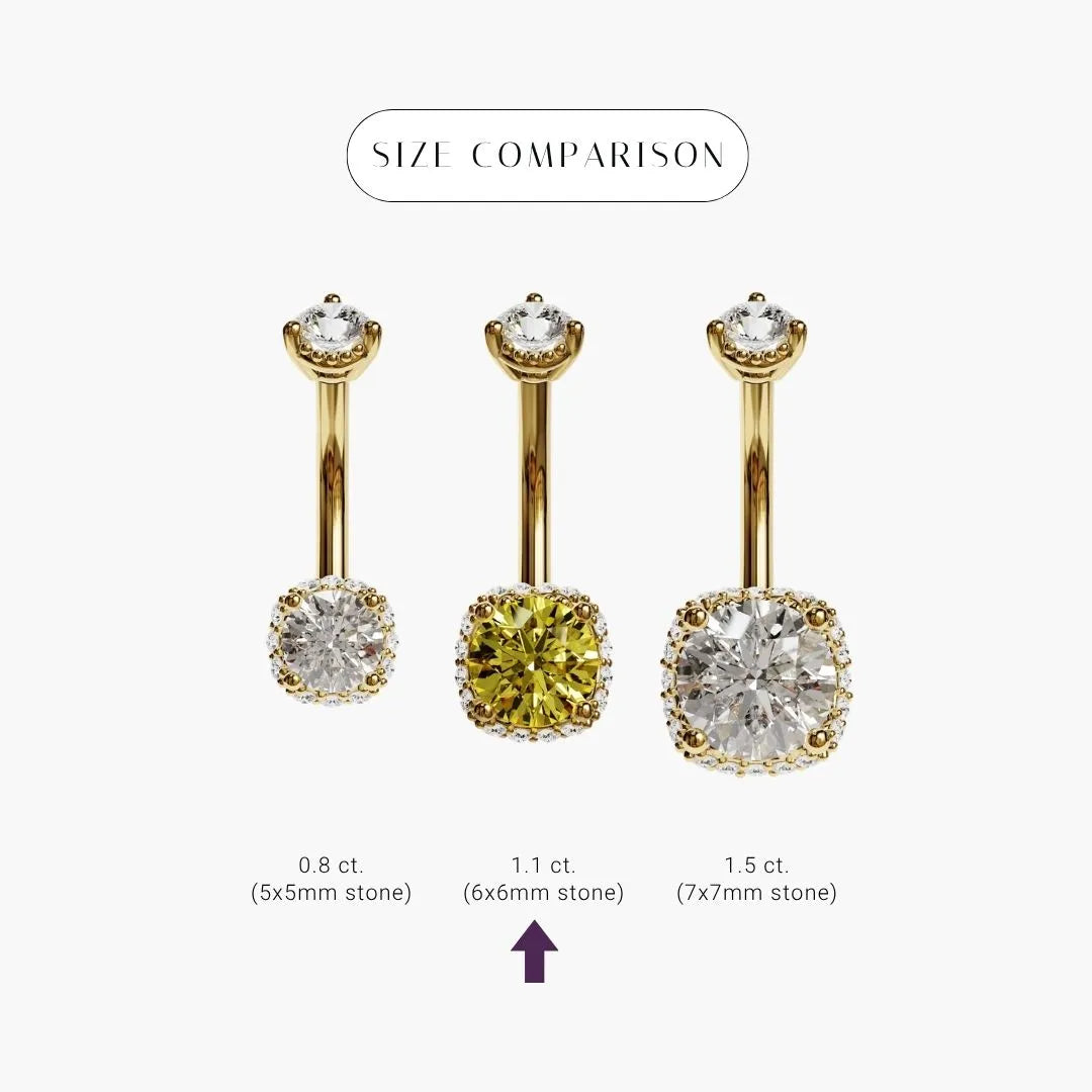 La Femme Honey 1.1 ct. Belly Ring
