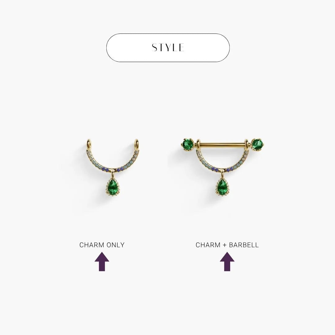 La Lune Reine Envy Nipple Barbell