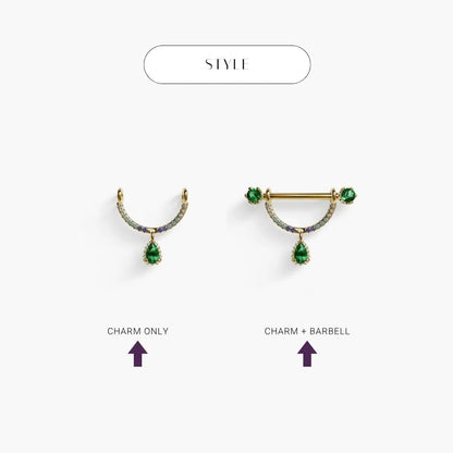 La Lune Reine Envy Nipple Barbell