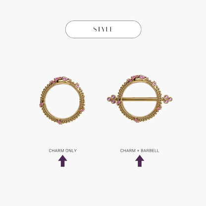 Ouro Blush Nipple Barbell