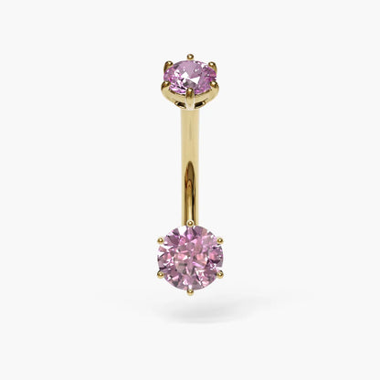 Cosmopolitan 0.8 ct. Moissanite Belly Ring