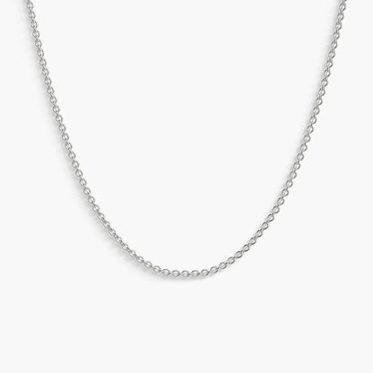 Rolo Chain Necklace Silver
