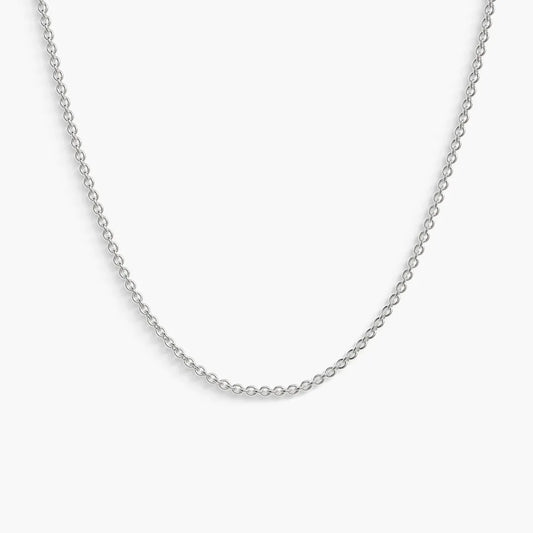 Rolo Chain Necklace Silver