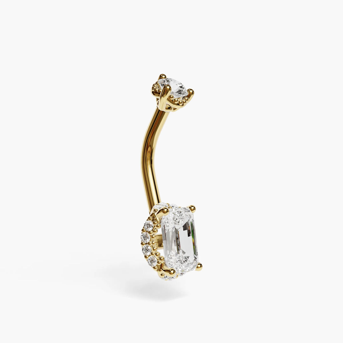 La Femme Emerald Pavé 0.7 ct. Lab Diamond Belly Ring