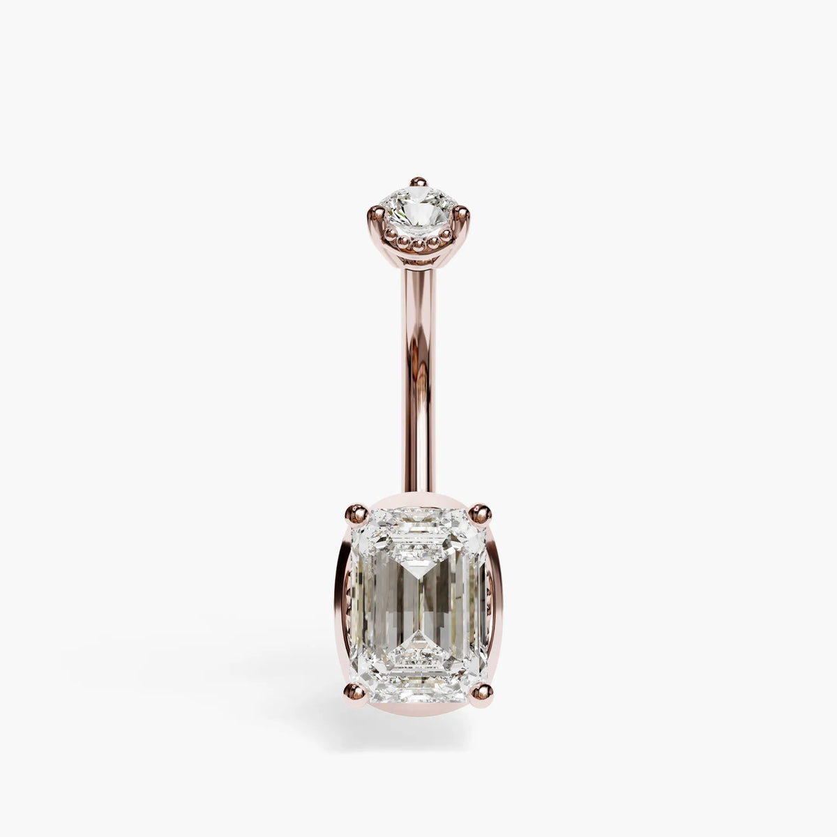 La Femme Emerald 1.1 ct. Lab Diamond Belly Ring