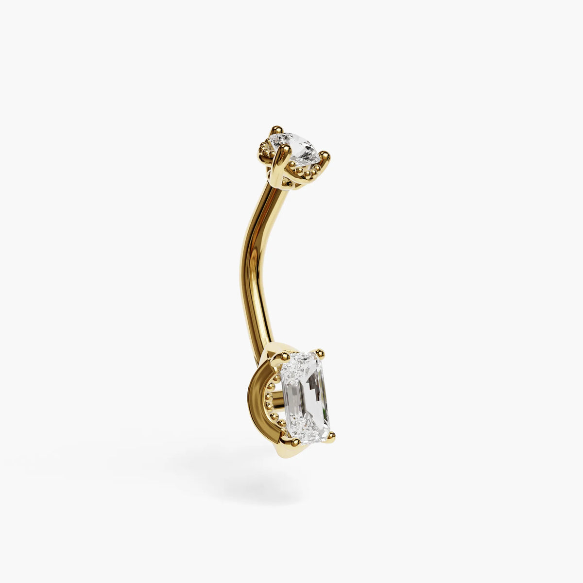 La Femme Emerald 0.4 ct. Lab Diamond Belly Ring