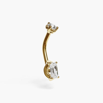 La Femme Emerald 0.4 ct. Lab Diamond Belly Ring