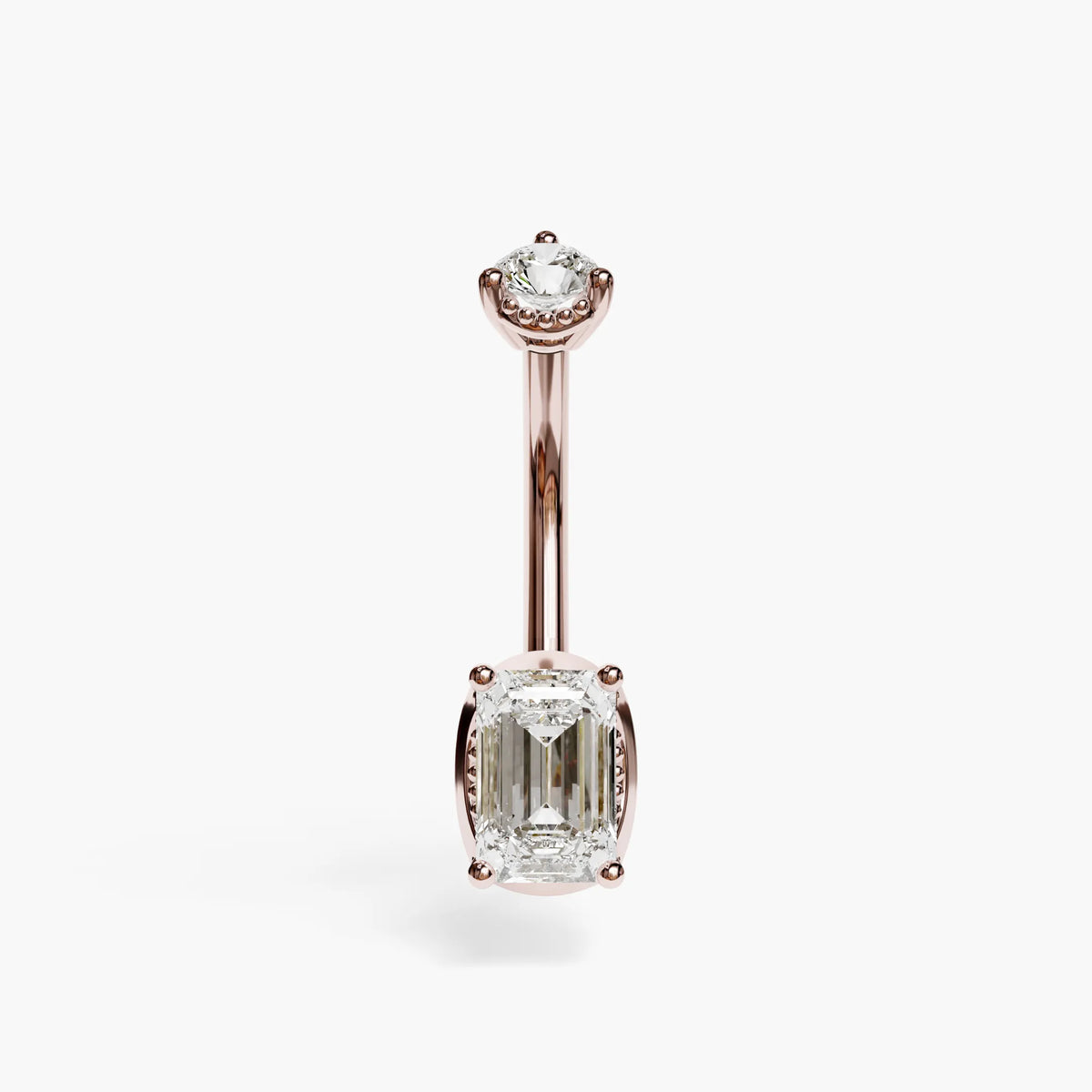 La Femme Emerald 0.7 ct. Lab Diamond Belly Ring