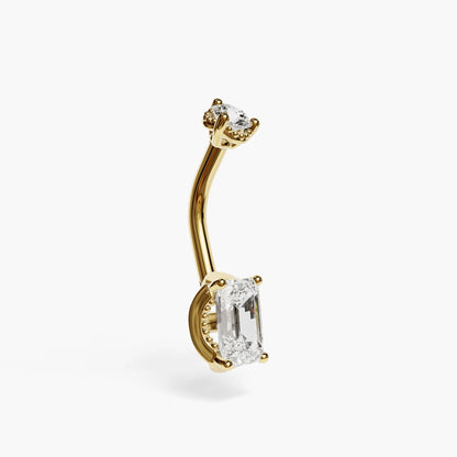 La Femme Emerald 0.7 ct. Lab Diamond Belly Ring