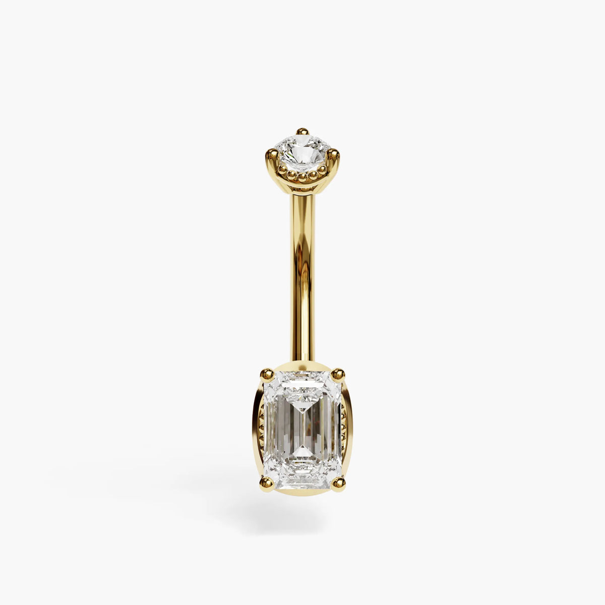 La Femme Emerald 0.7 ct. Lab Diamond Belly Ring