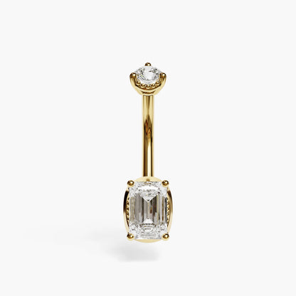 La Femme Emerald 0.7 ct. Lab Diamond Belly Ring