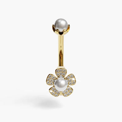 Wildflower Dome Belly Ring