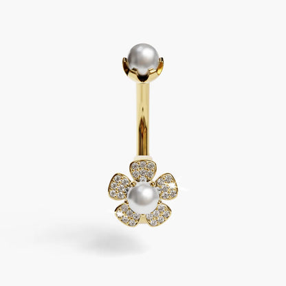 Wildflower Dome Belly Ring