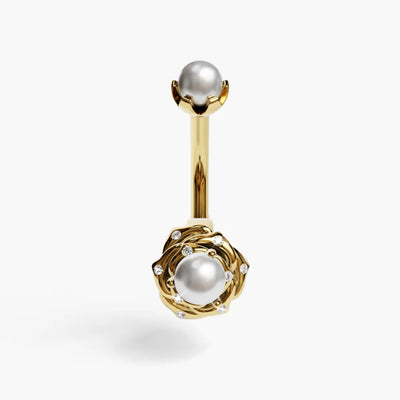 Eternal Rose Dome Belly Ring