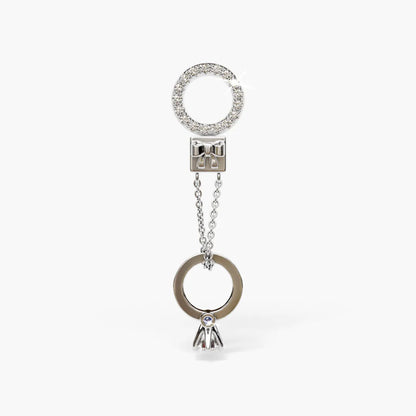 Marry Me Charm White Gold