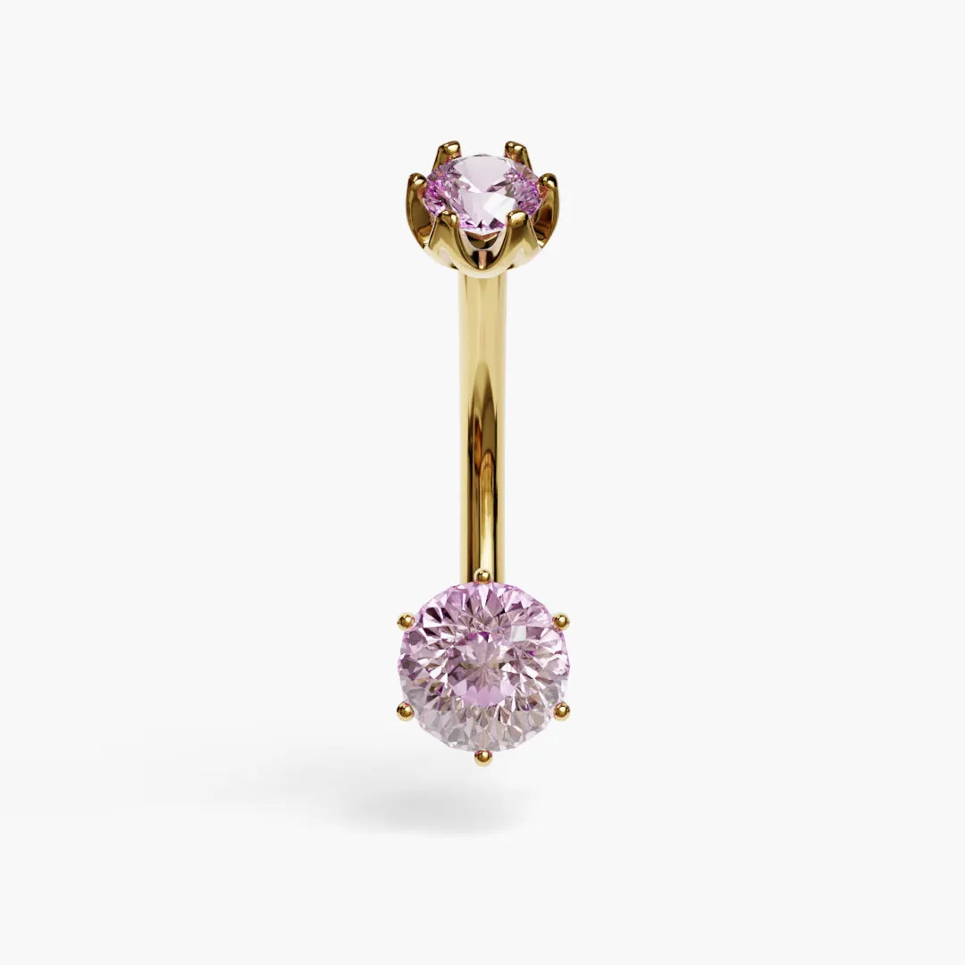 Cosmopolitan 0.8 ct. Sapphire Belly Ring