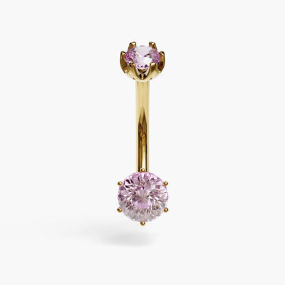 Cosmopolitan 0.8 ct. Sapphire Belly Ring