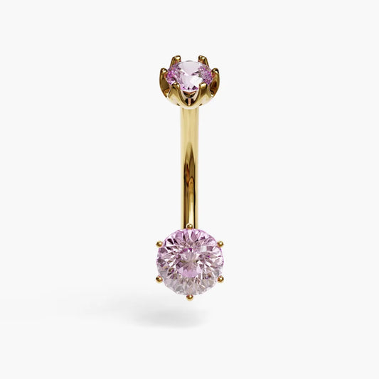 Cosmopolitan 0.8 ct. Sapphire Belly Ring